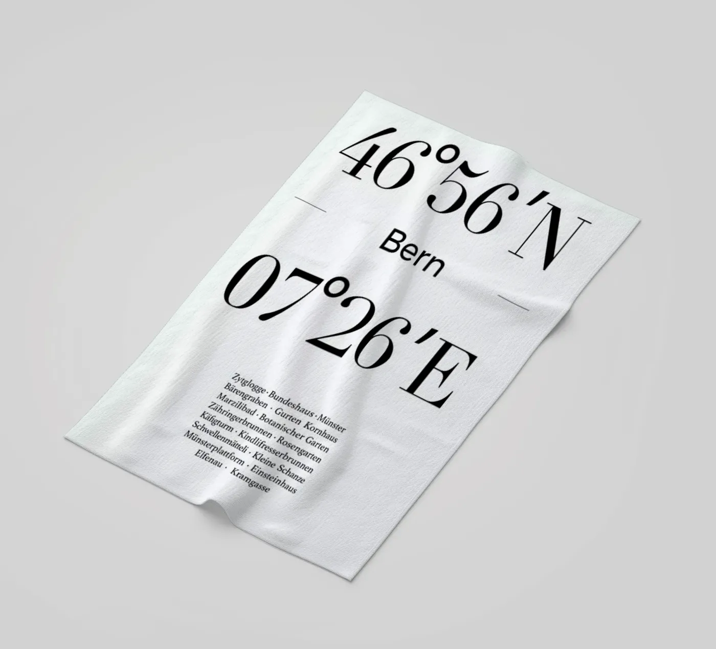 Bern strandhanddoek van Studio One