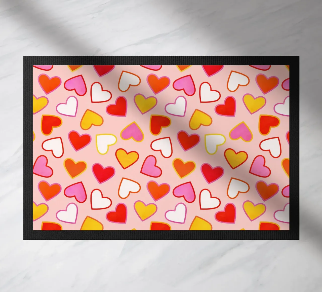 Pink Candy Heart Pattern zerbino da showmemars