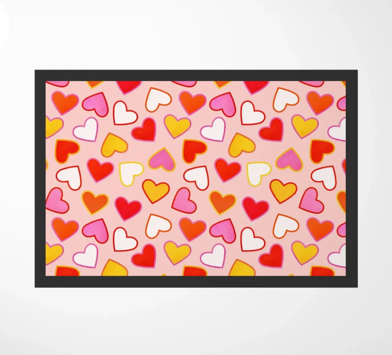 Pink Candy Heart Pattern zerbino da showmemars