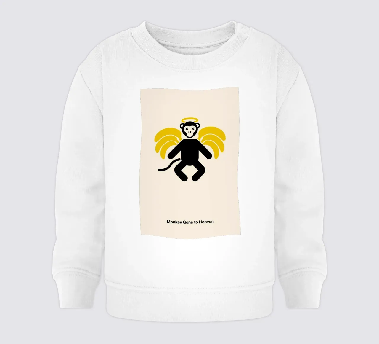 Monkey Gone to Heaven felpa neonato da Viktor Hertz