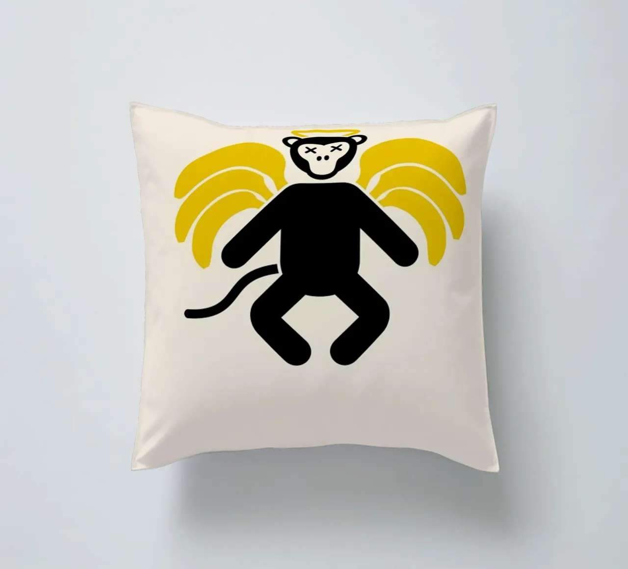 Monkey Gone to Heaven cuscino da Viktor Hertz