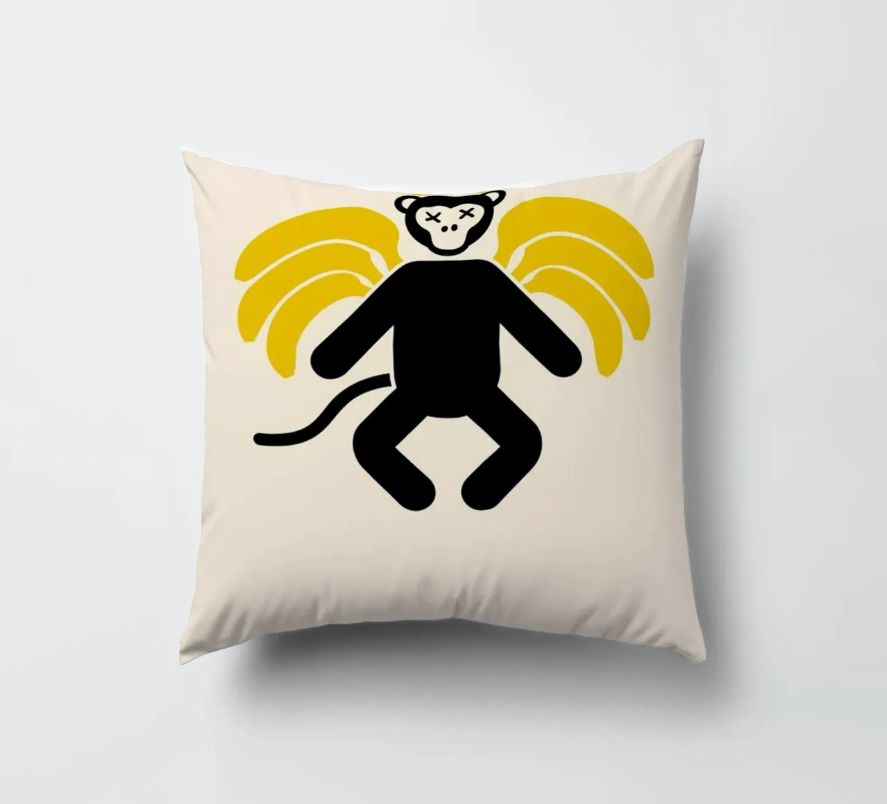 Monkey Gone to Heaven cuscino da Viktor Hertz