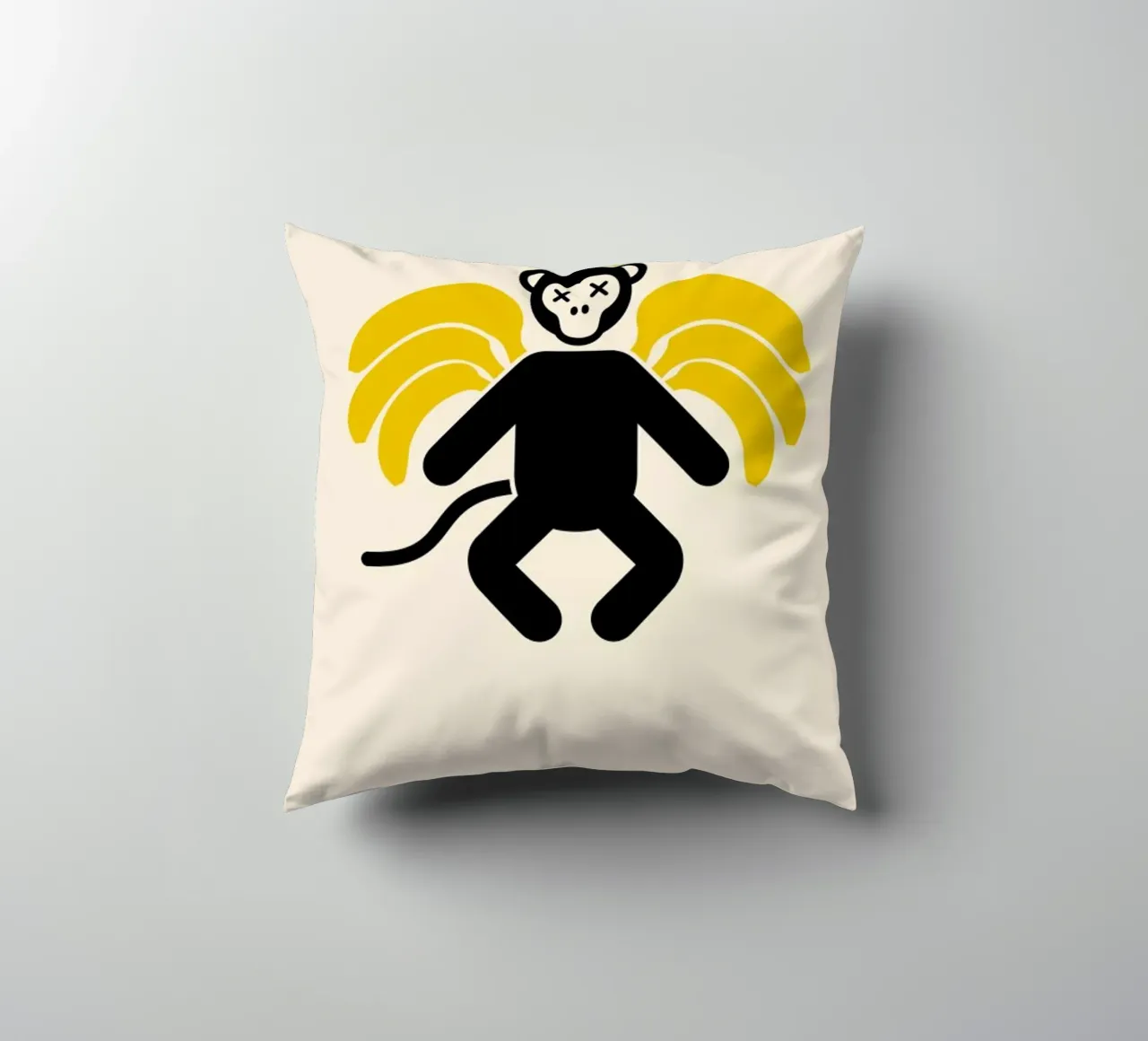 Monkey Gone to Heaven cuscino da Viktor Hertz