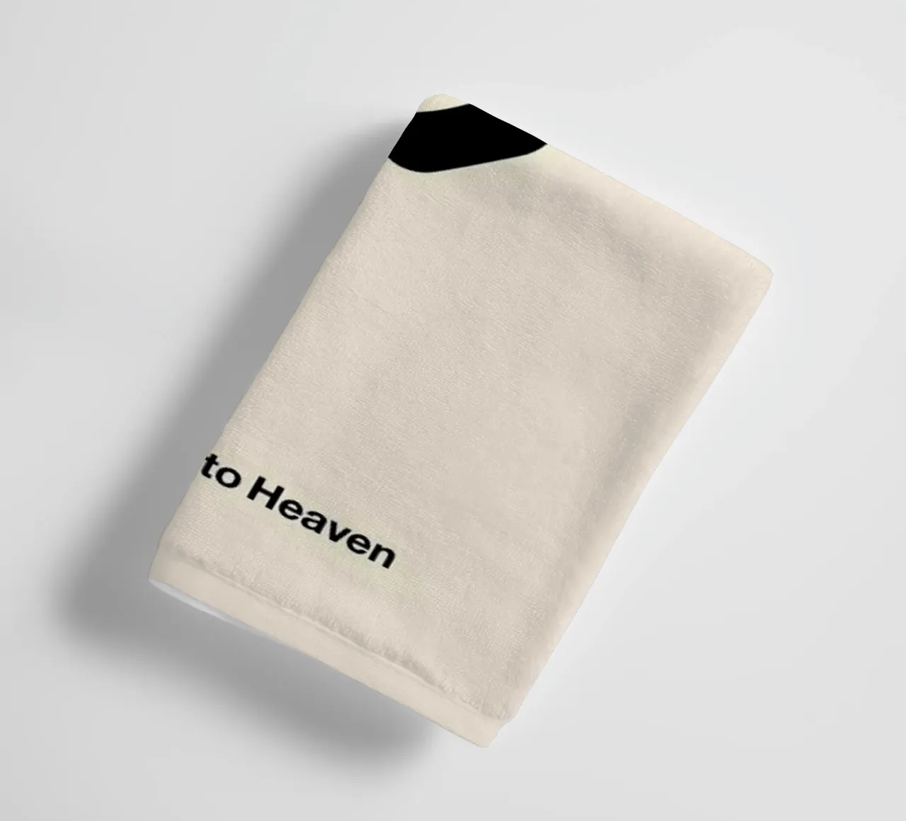 Monkey Gone to Heaven asciugamano da bagno da Viktor Hertz