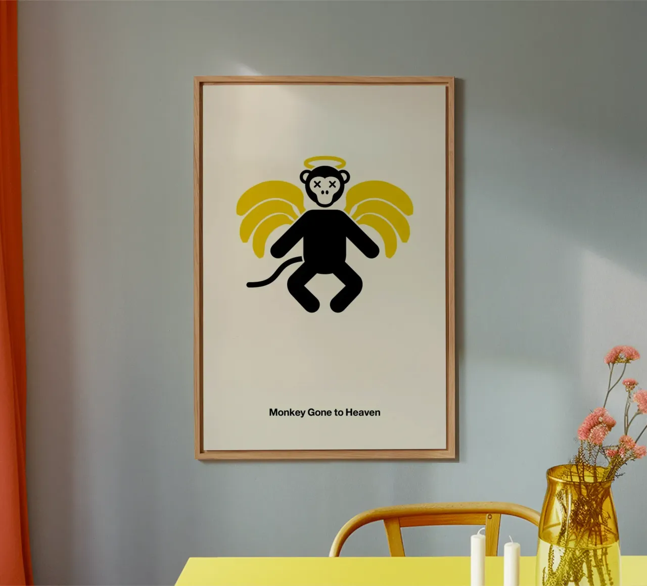 Monkey Gone to Heaven alluminio dibond da Viktor Hertz