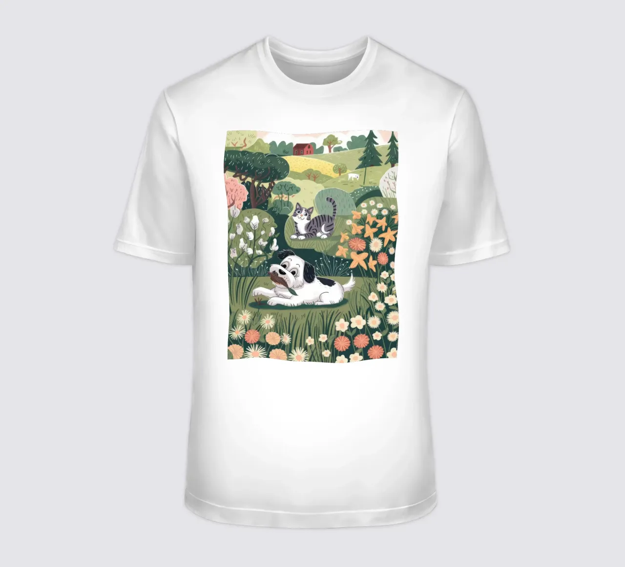 Serene weide symfonie t-shirt van Timeless Huse