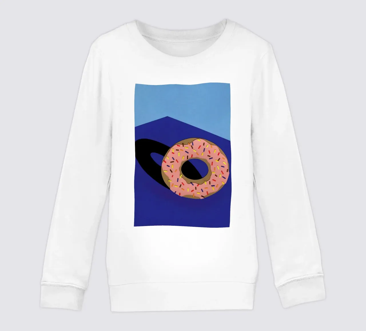 Donut In The Sun kids sweatshirt by Rosi Feist