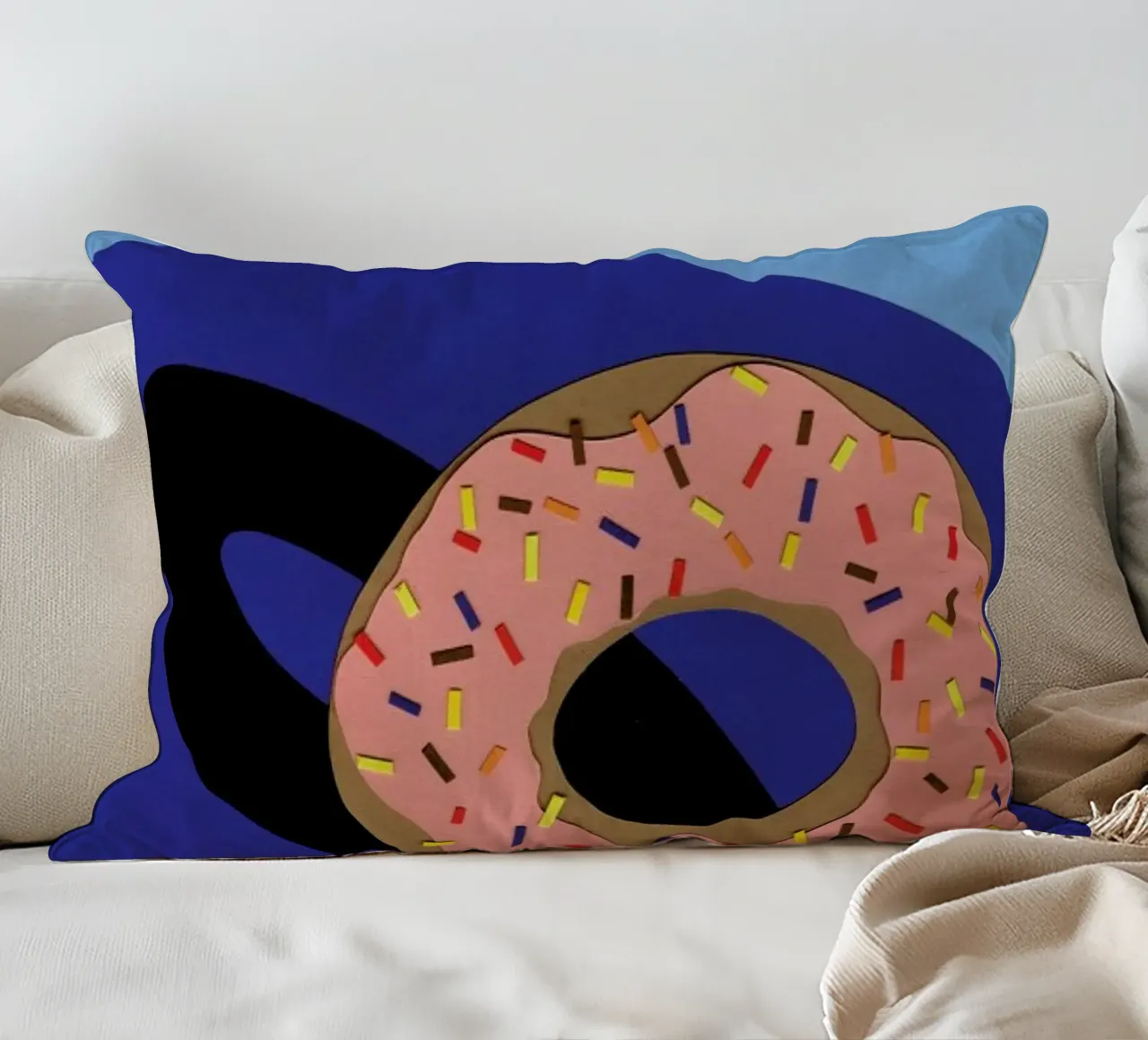 Donut In The Sun cuscino da Rosi Feist