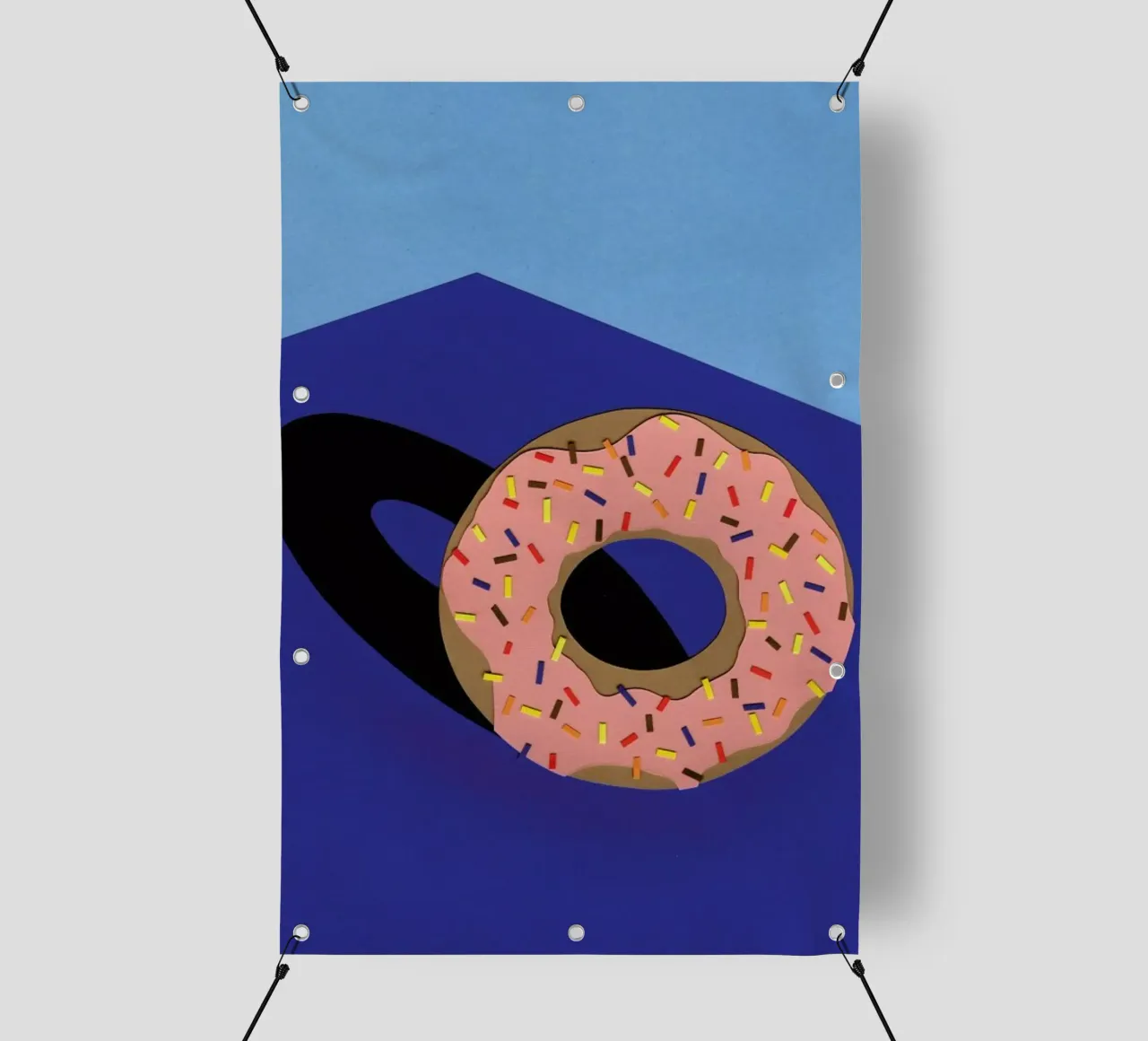 Donut In The Sun telo in pvc da Rosi Feist