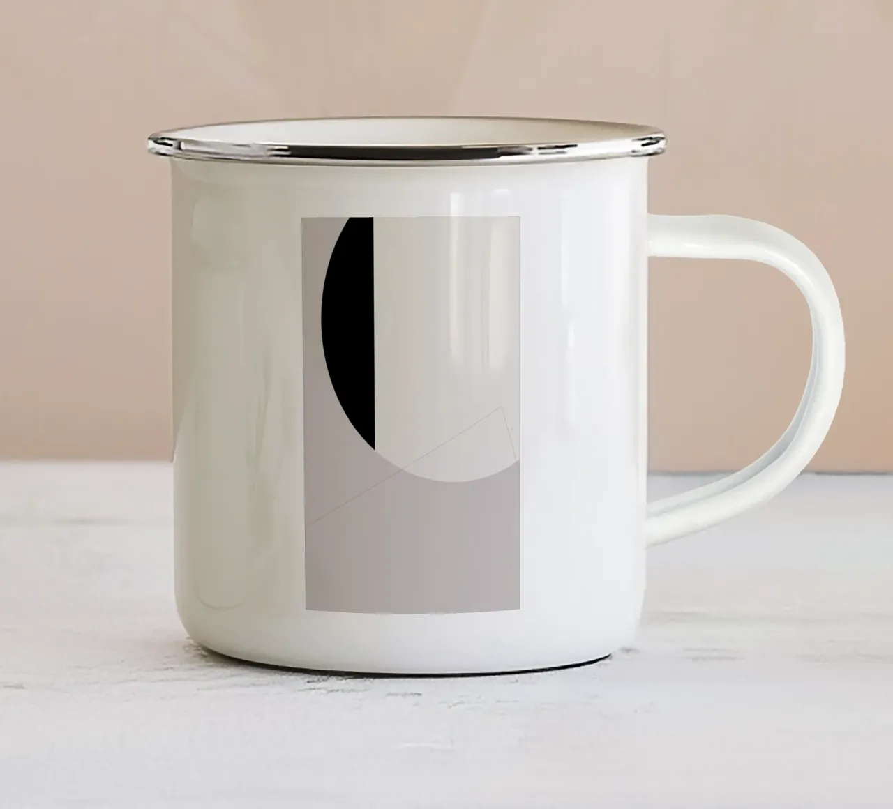 Black Side tazza in smalto da 170QM