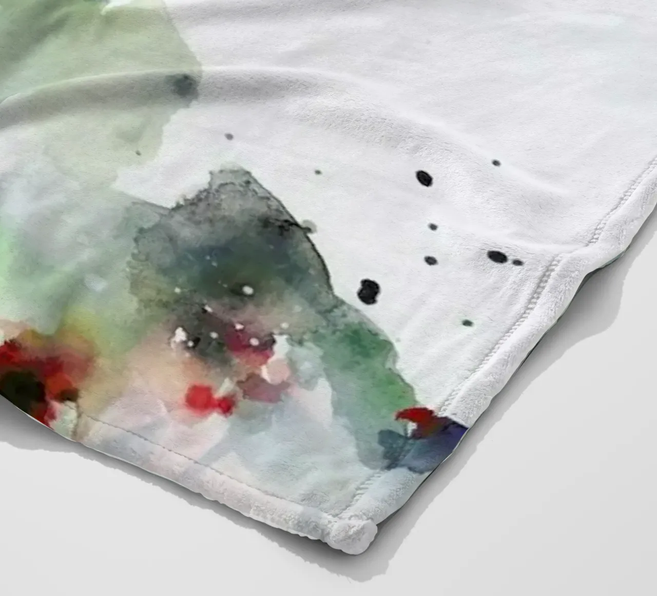 Green Ladies I fleece blanket by agnes-cecile