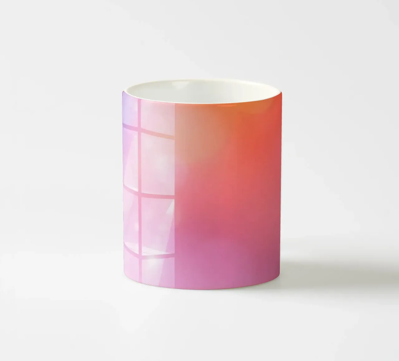 Levendig verlichte structuur in mist keramische mok van DesignDoodle