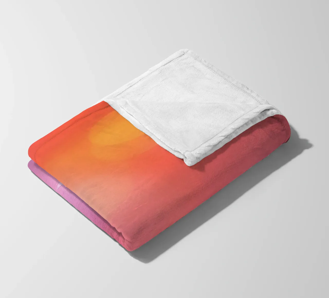 Vibrant illuminated structure in fog fleece blanket by DesignDoodle