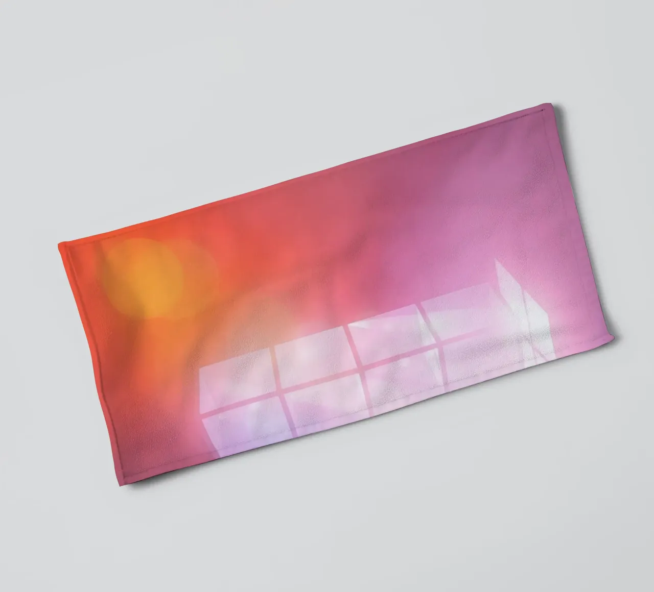 Vibrant illuminated structure in fog towel by DesignDoodle