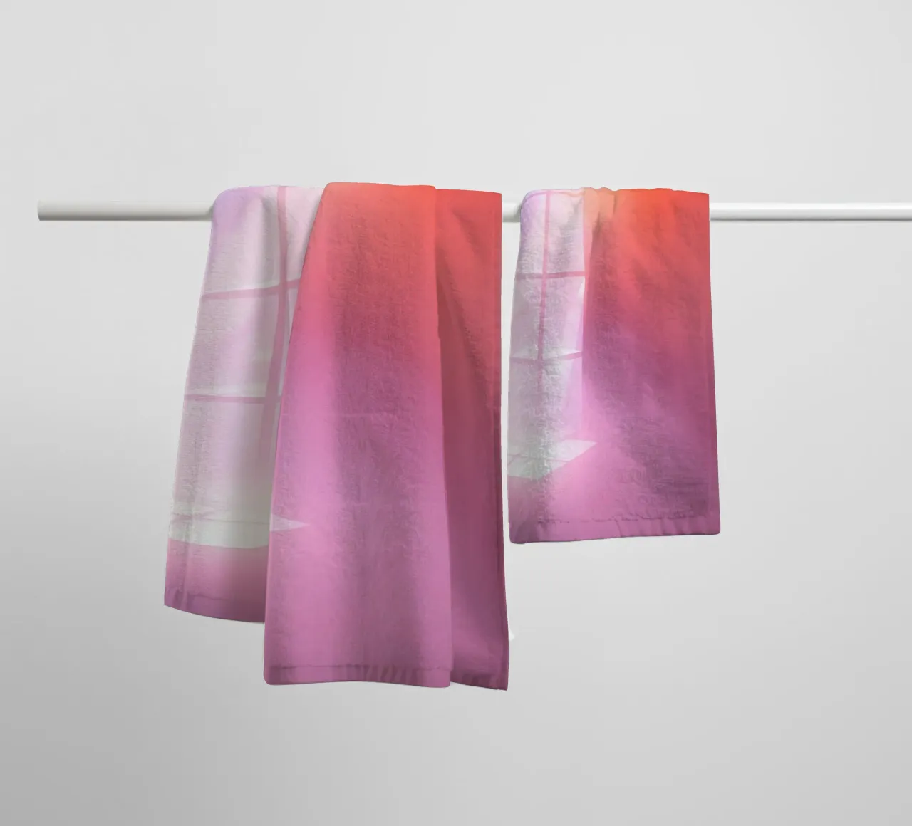 Vibrant illuminated structure in fog towel by DesignDoodle