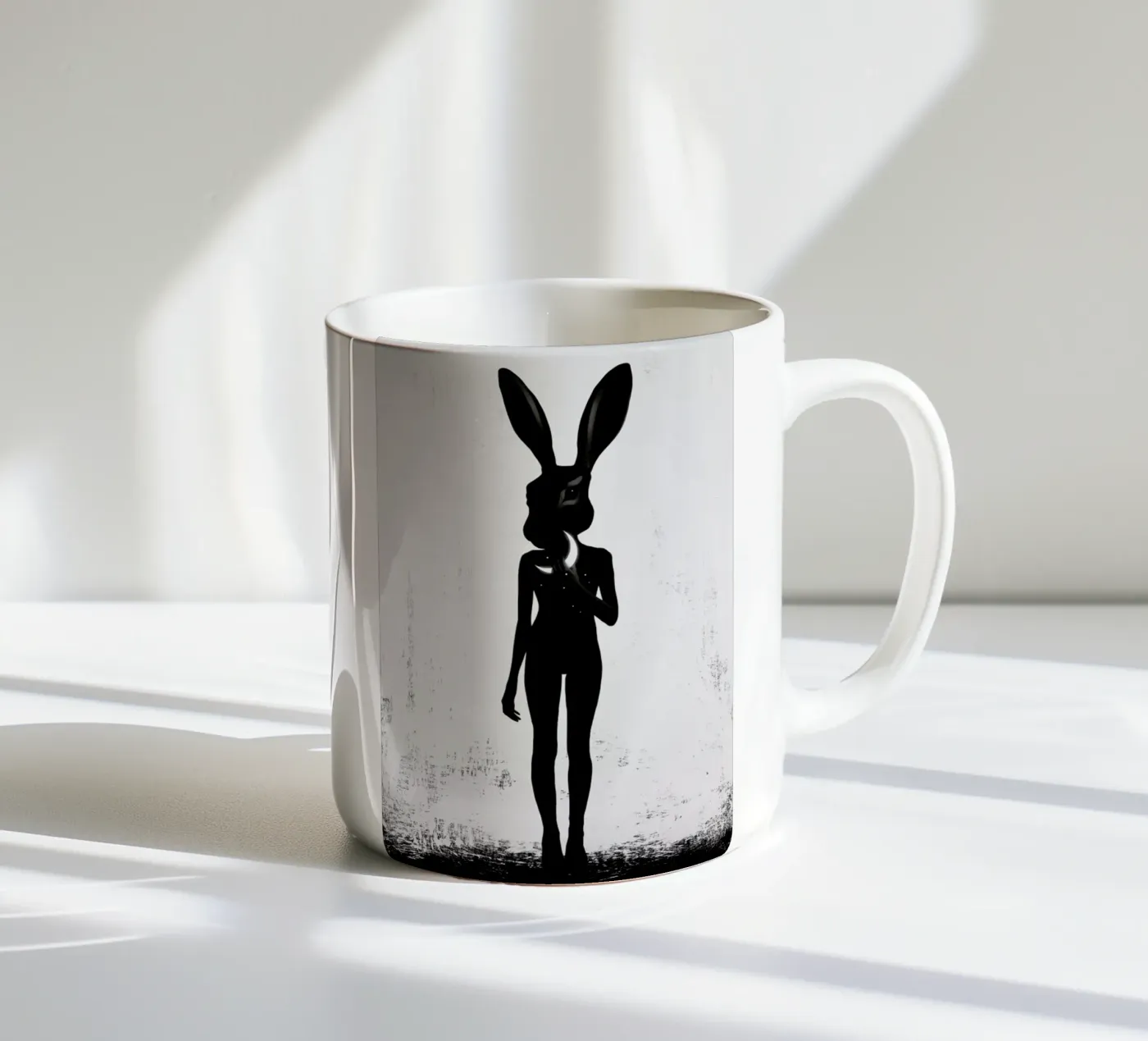 Lepus ceramic mug by Ruben Ireland