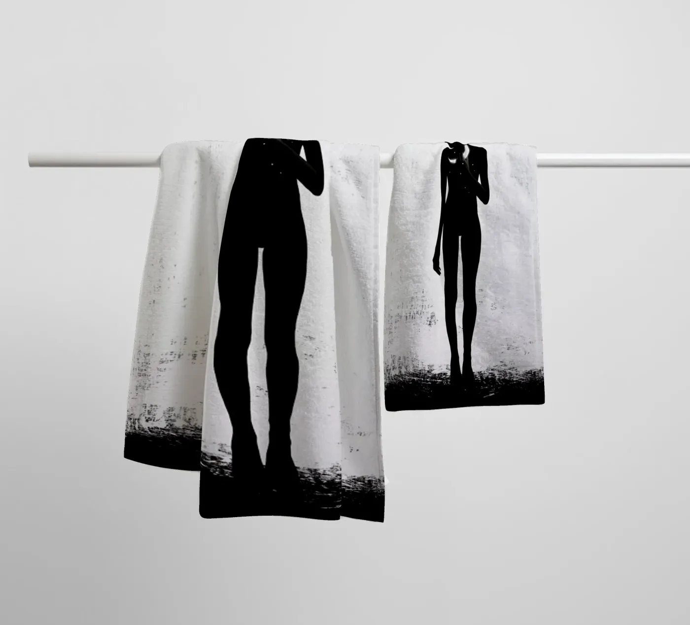 Lepus towel by Ruben Ireland