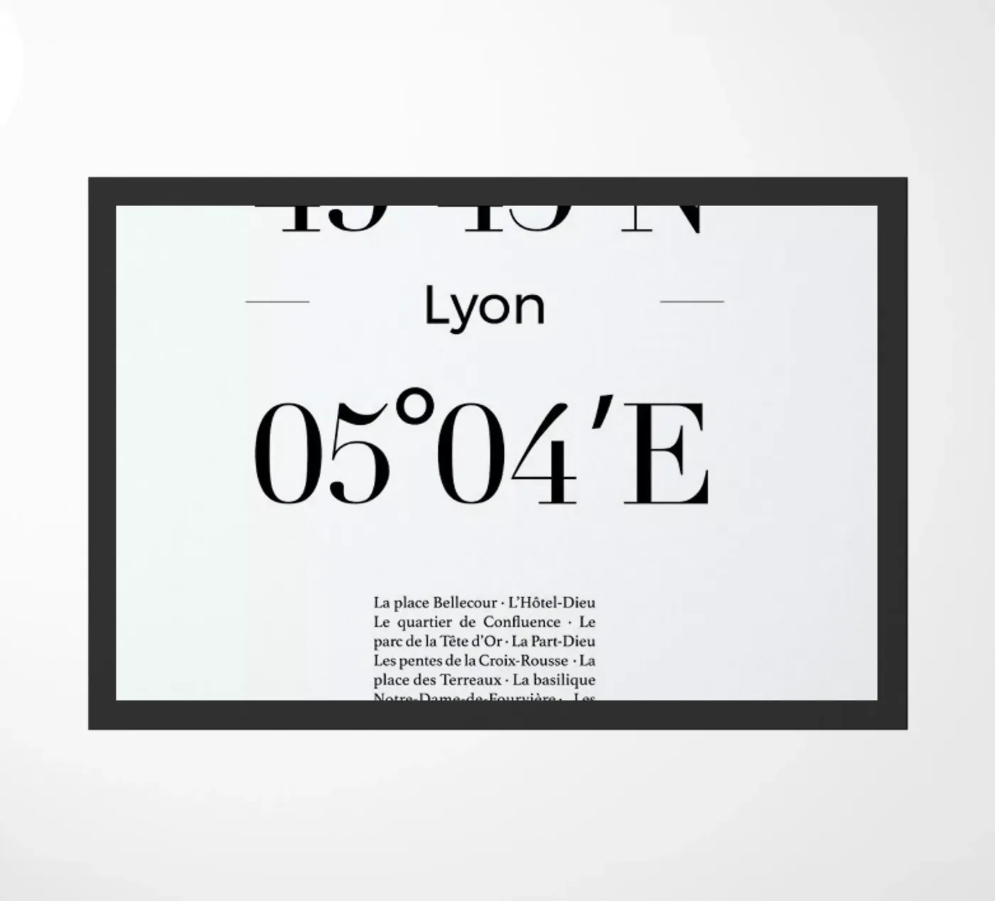 Lyon doormat by Studio One