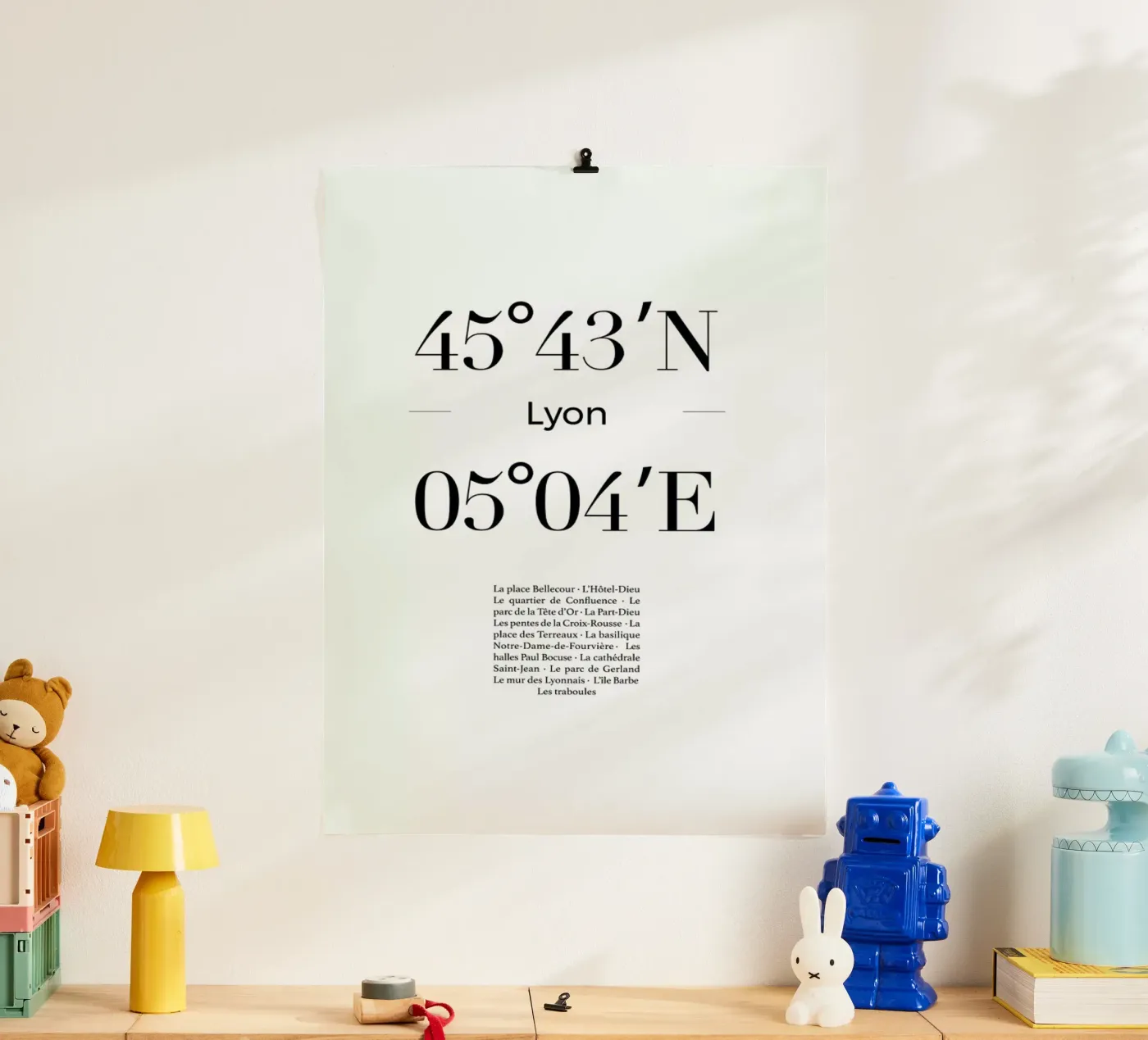 Lyon Poster von Studio One