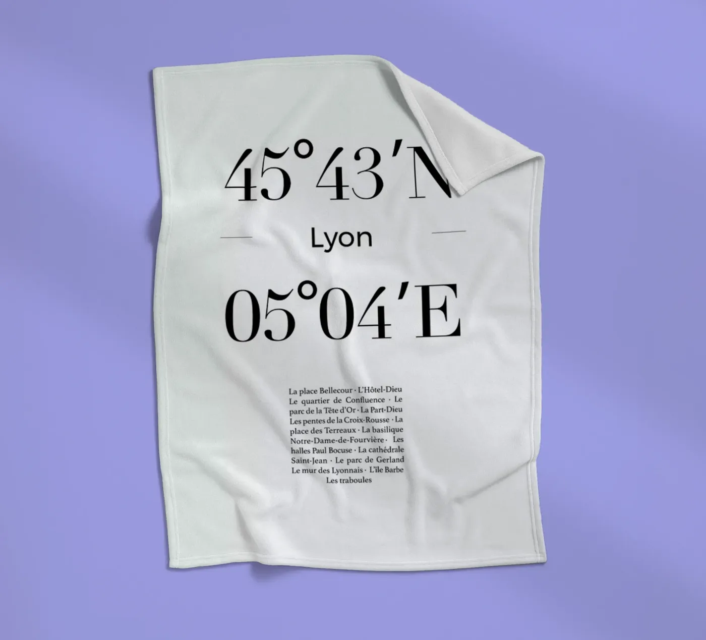 Lyon fleecedeken van Studio One