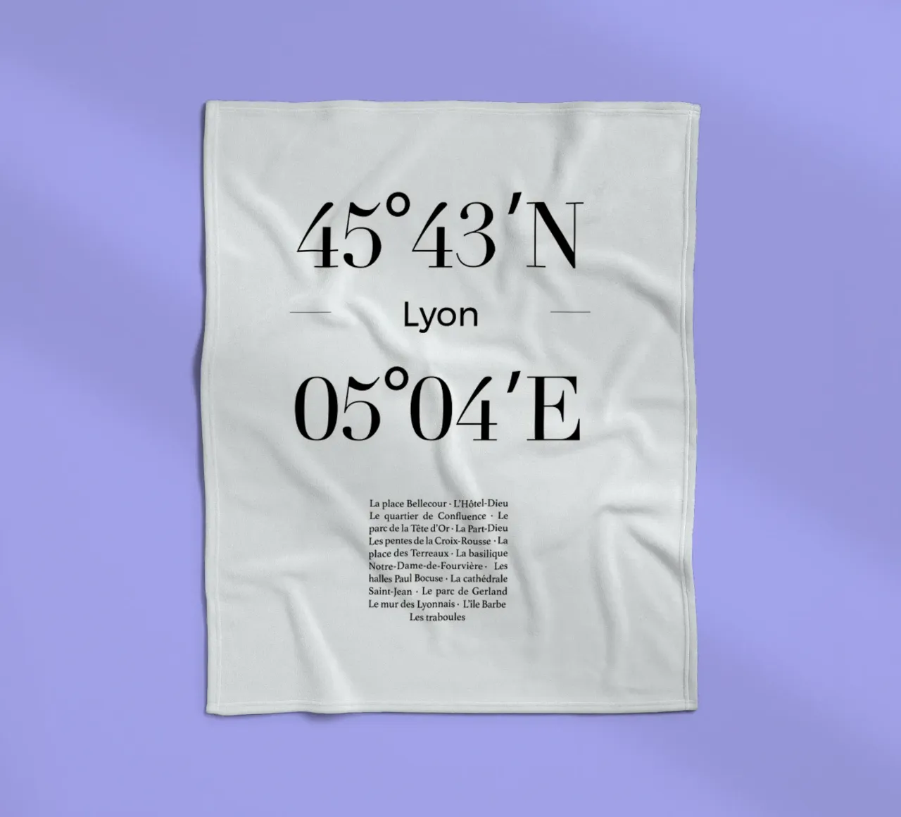 Lyon coperta in pile da Studio One