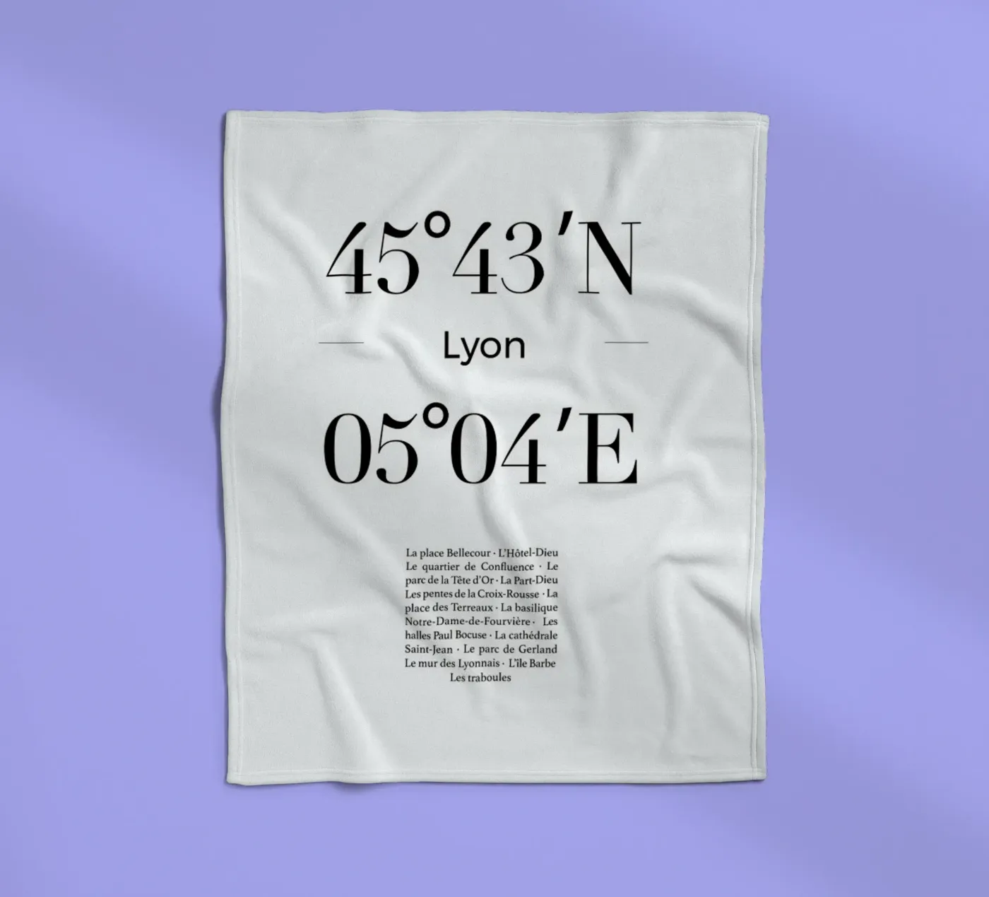 Lyon fleecedeken van Studio One