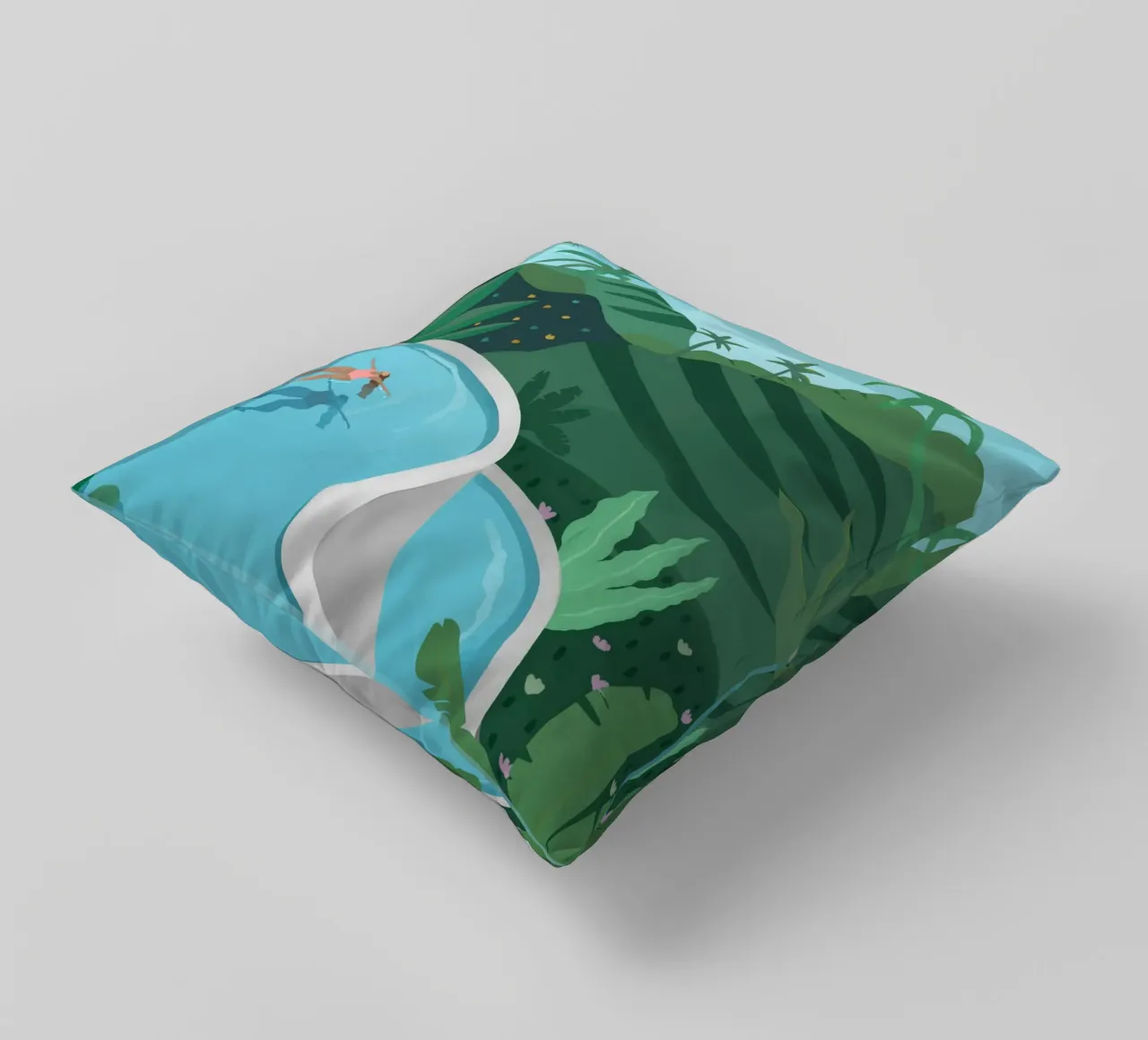 Bali decorative cushion by PetrArts