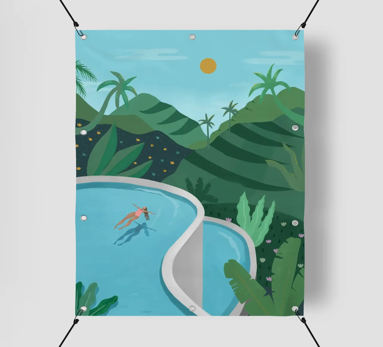 Bali pvc-zeil van PetrArts