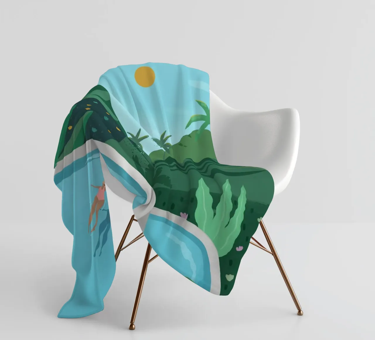 Bali Fleecedecke von PetrArts