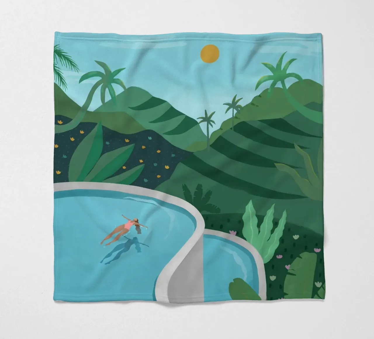 Bali Fleecedecke von PetrArts