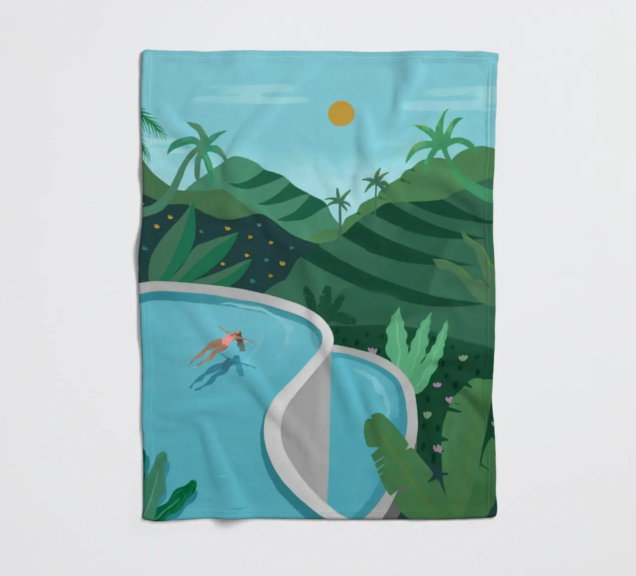 Bali Fleecedecke von PetrArts