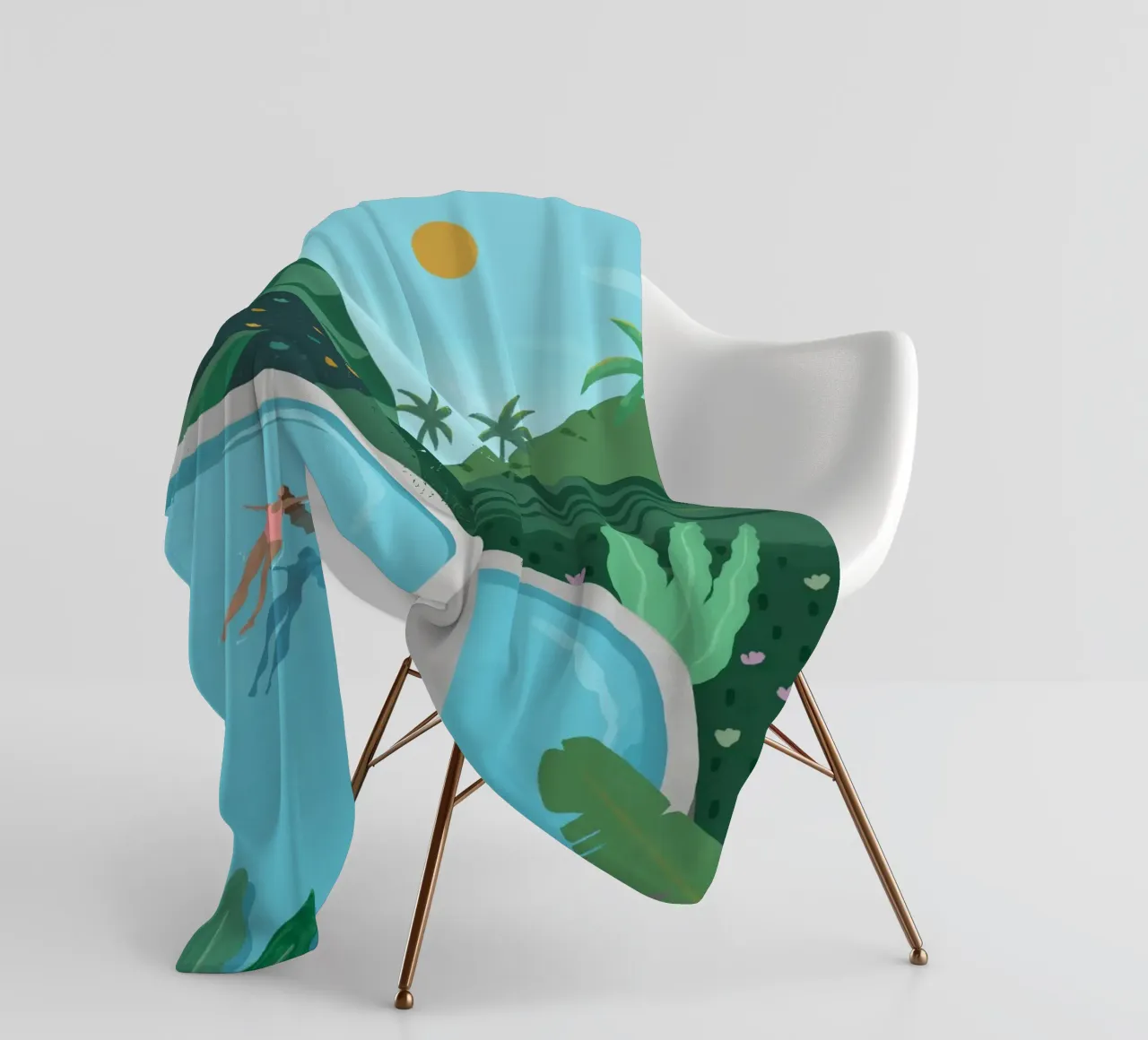 Bali Fleecedecke von PetrArts