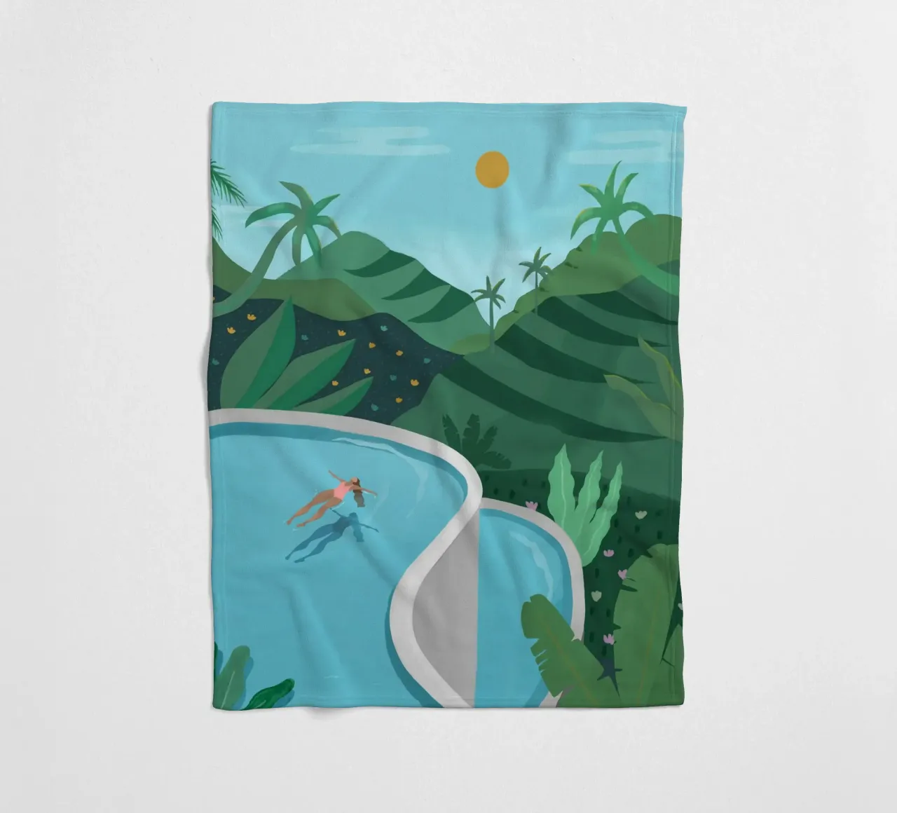 Bali Fleecedecke von PetrArts