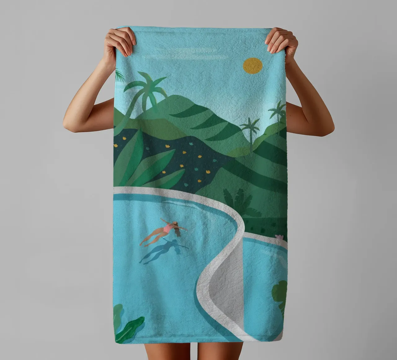 Bali Handtuch von PetrArts