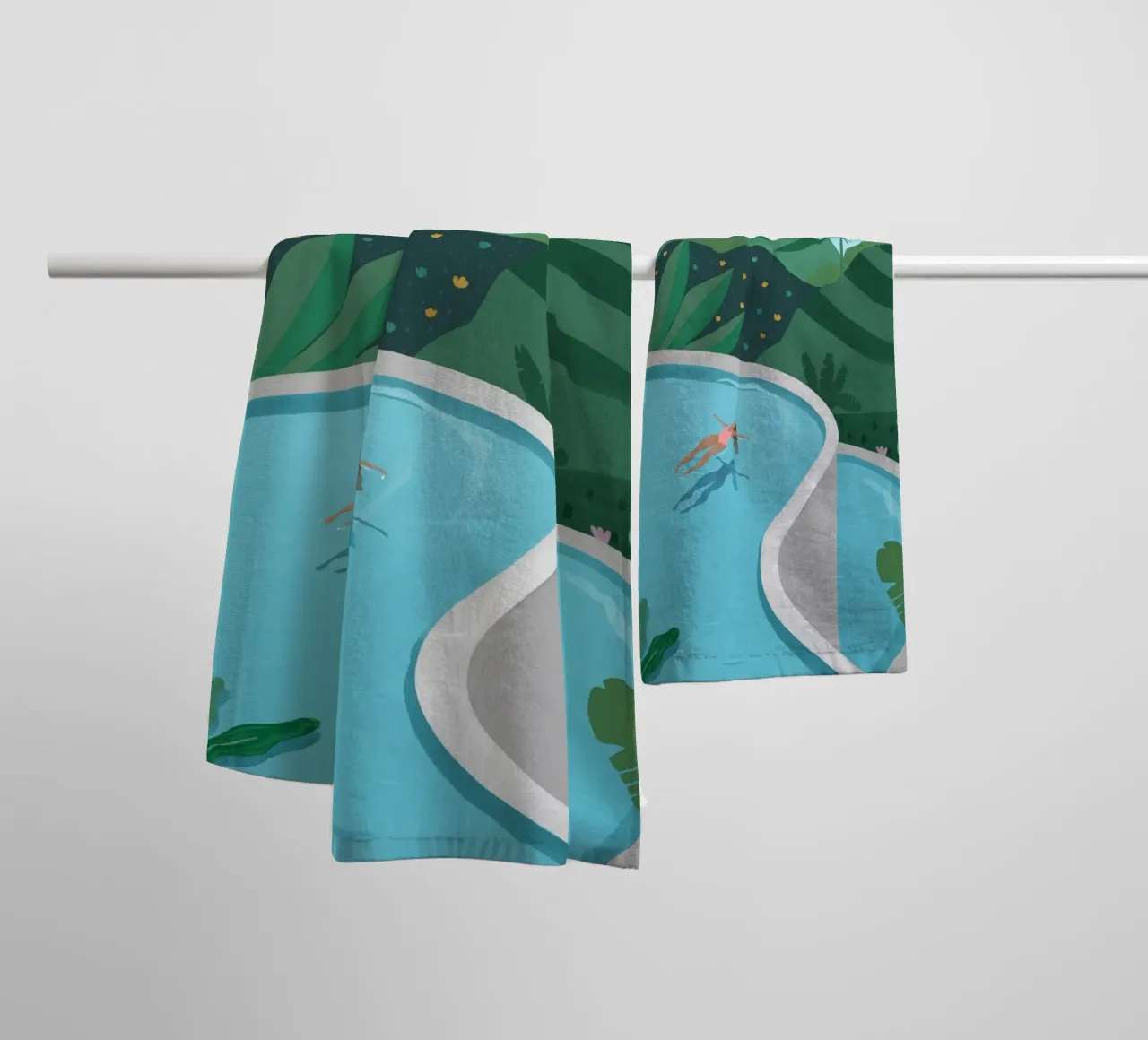 Bali Handtuch von PetrArts