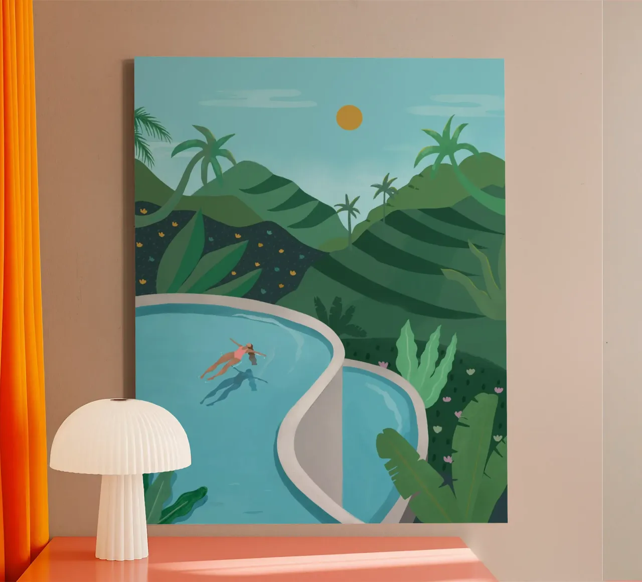 Bali canvas van PetrArts