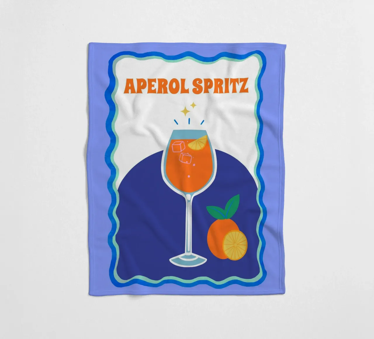 Aperol Spritz Cocktail coperta in pile da PetrArts