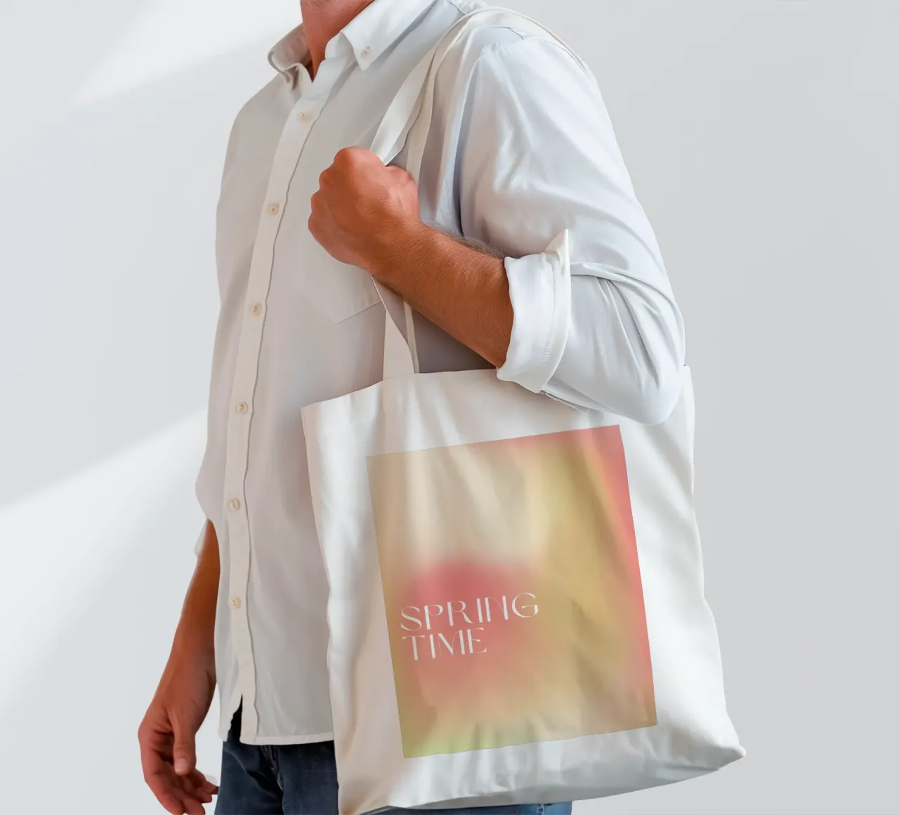 Spring Time borsa in juta da treechild