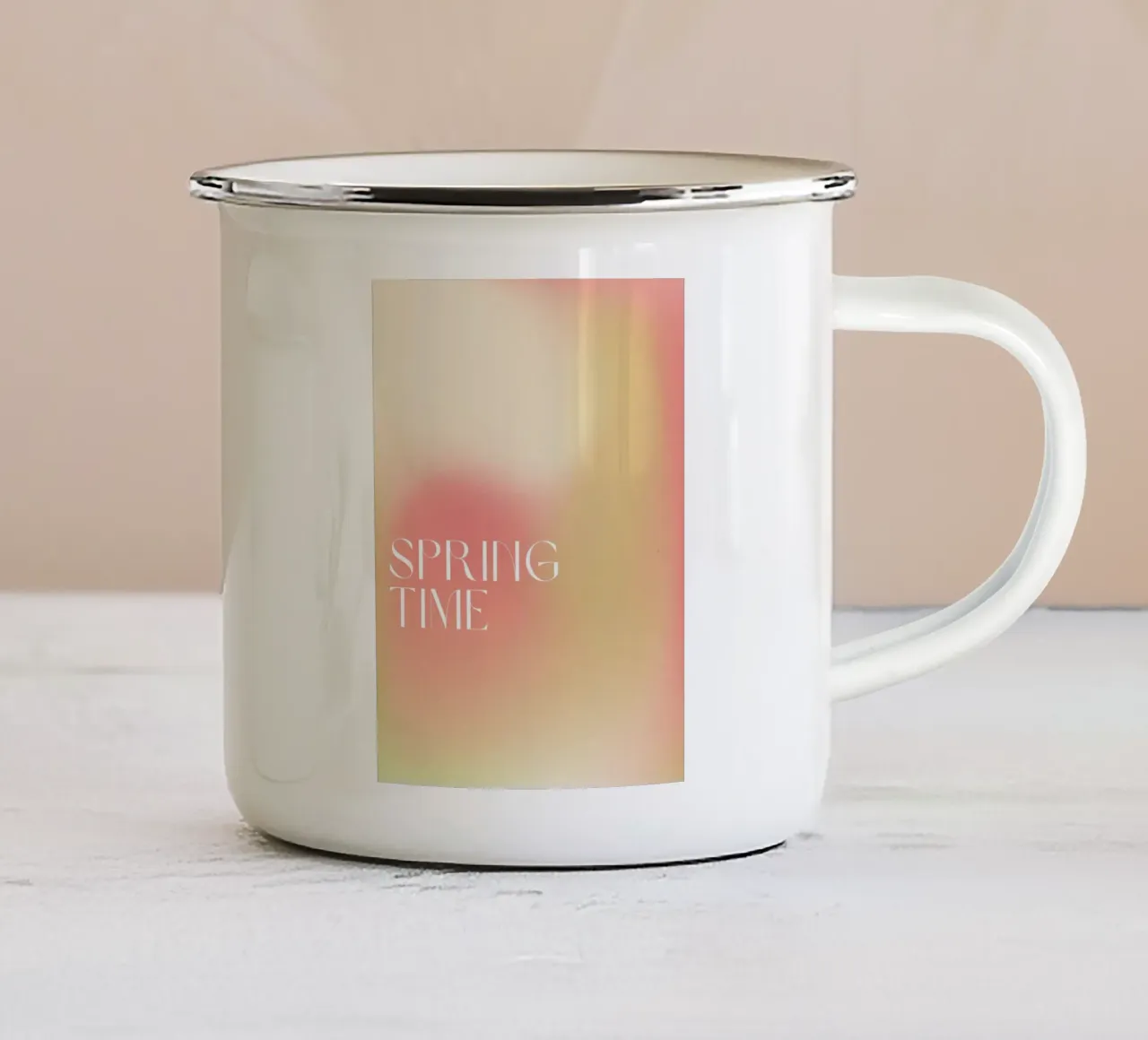 Spring Time tazza in smalto da treechild