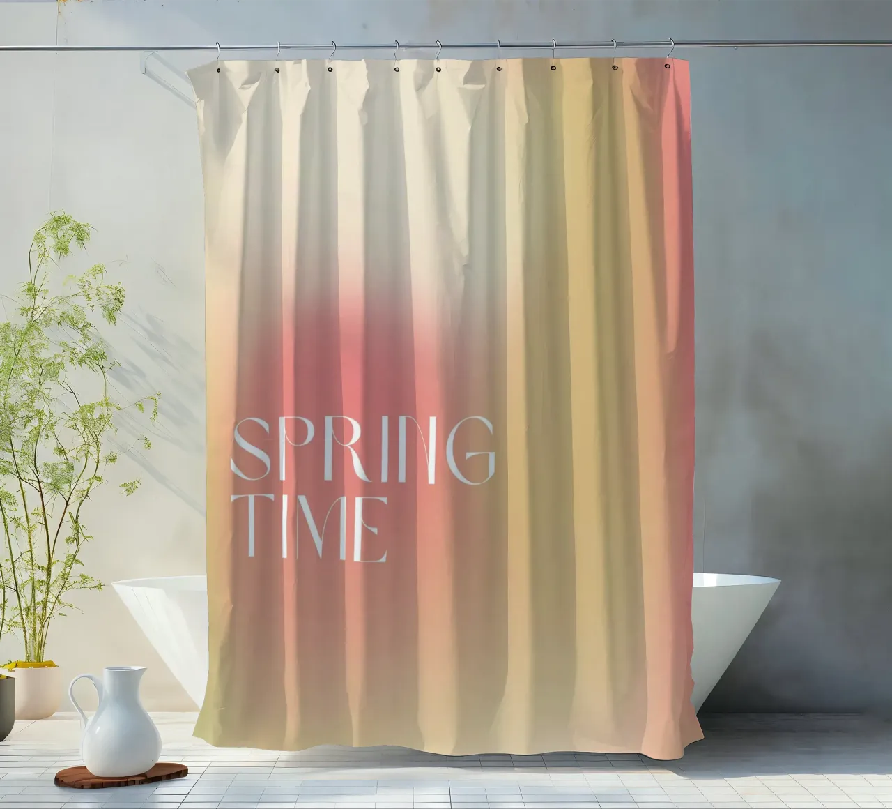 Spring Time tenda da doccia da treechild