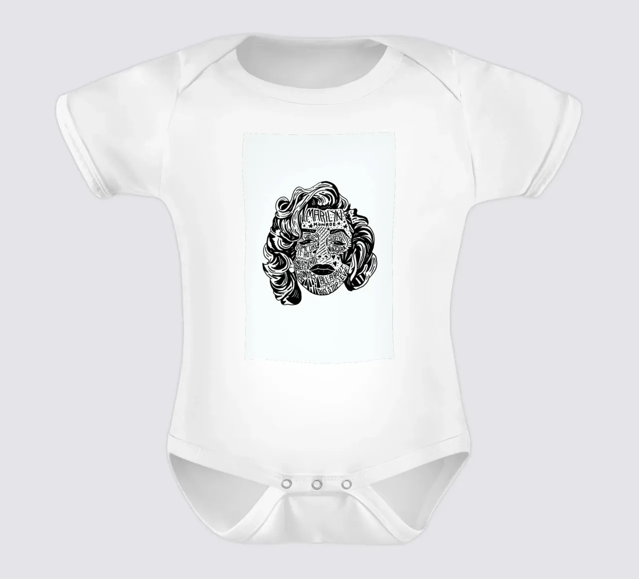 Marylin short-sleeve baby romper by Nick Cocozza