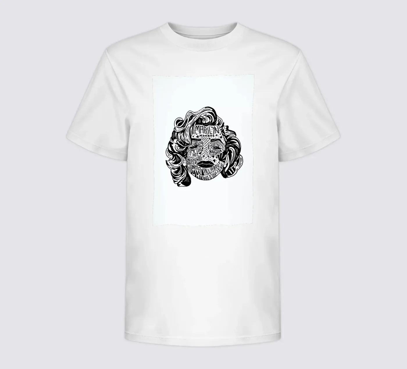 Marylin t-shirt bambini da Nick Cocozza