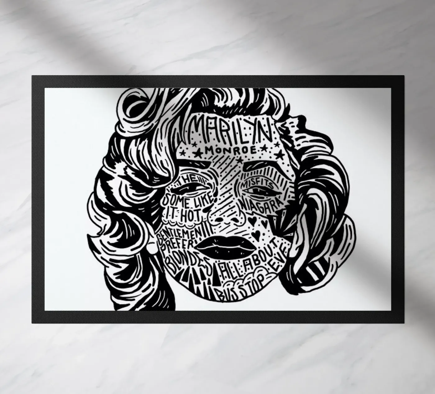 Marylin doormat by Nick Cocozza