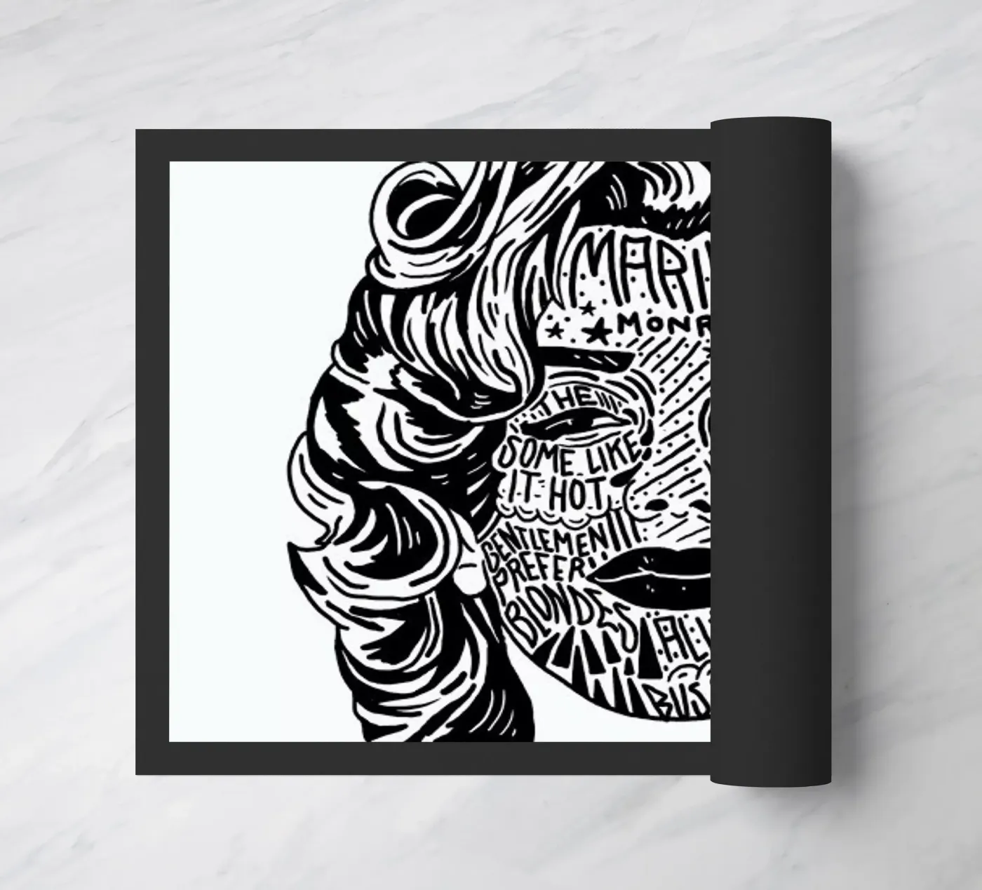 Marylin doormat by Nick Cocozza