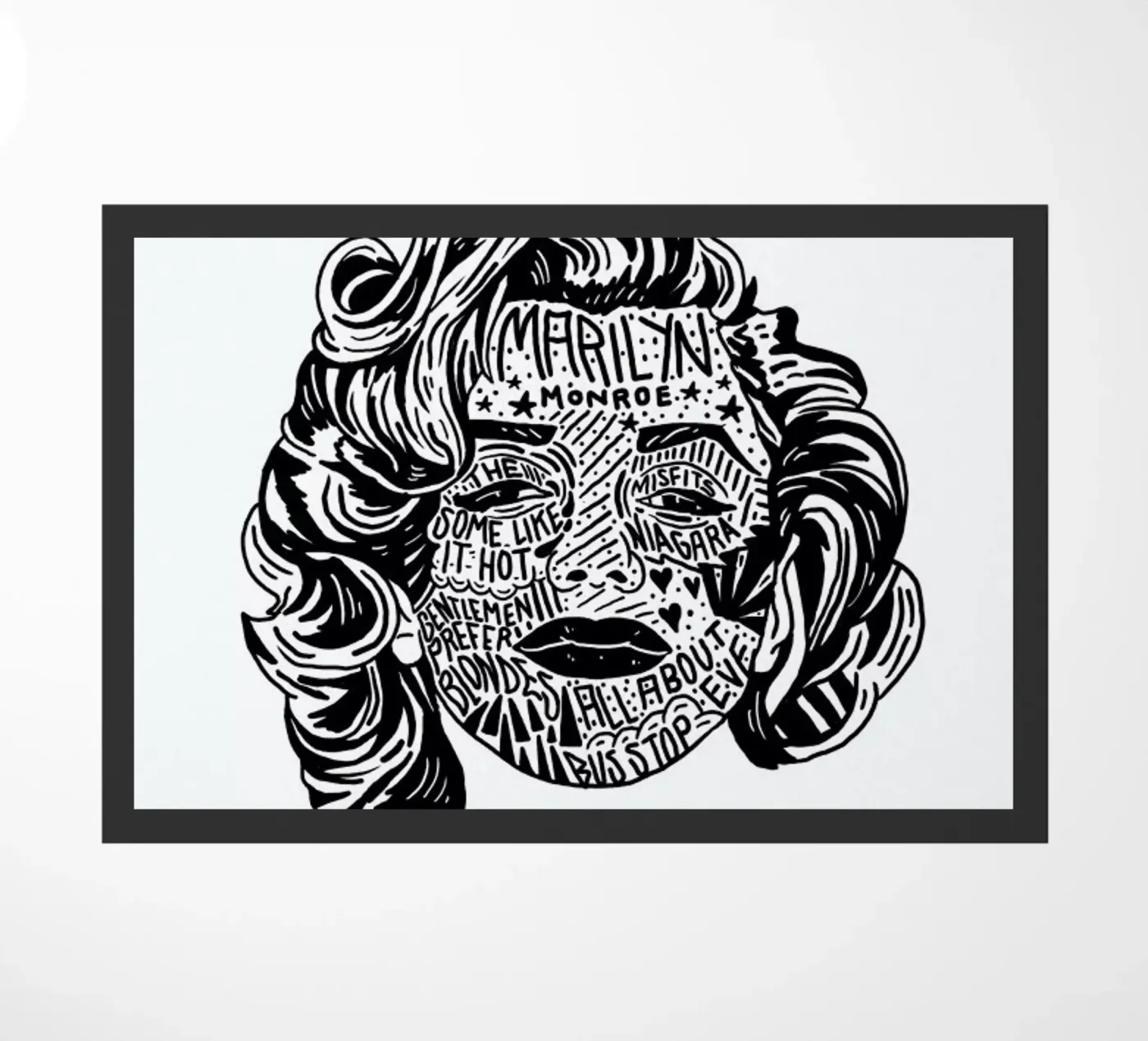 Marylin doormat by Nick Cocozza