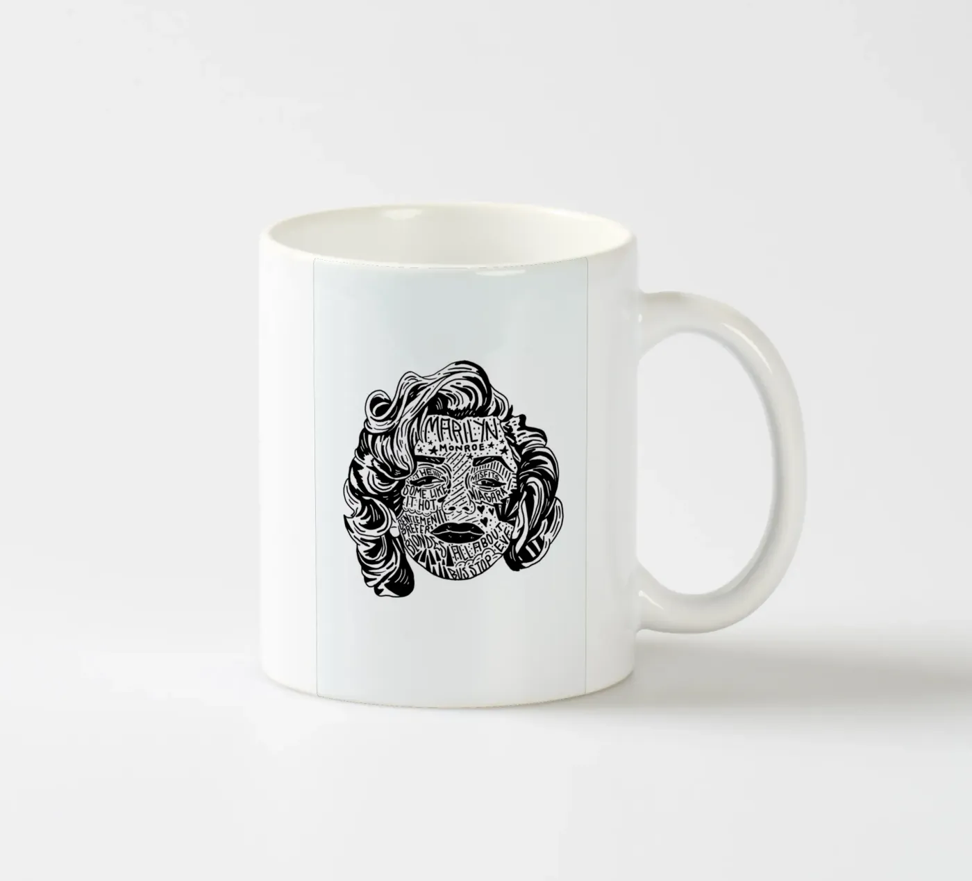 Marylin ceramic mug by Nick Cocozza