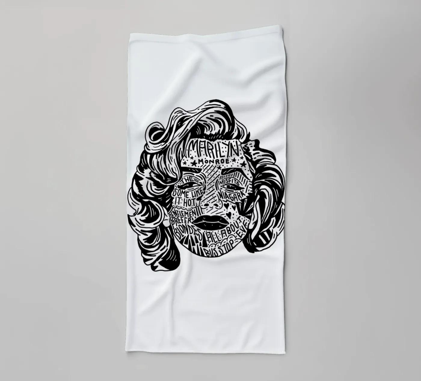Marylin badhanddoek van Nick Cocozza