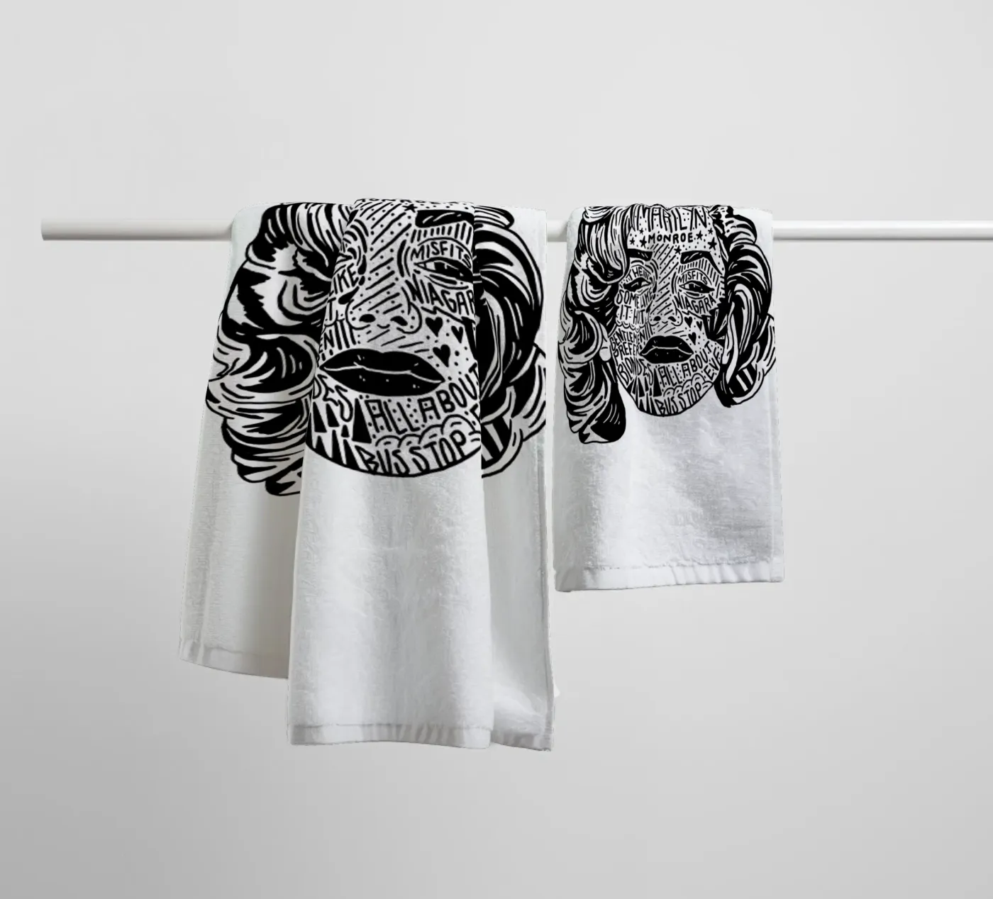 Marylin badhanddoek van Nick Cocozza