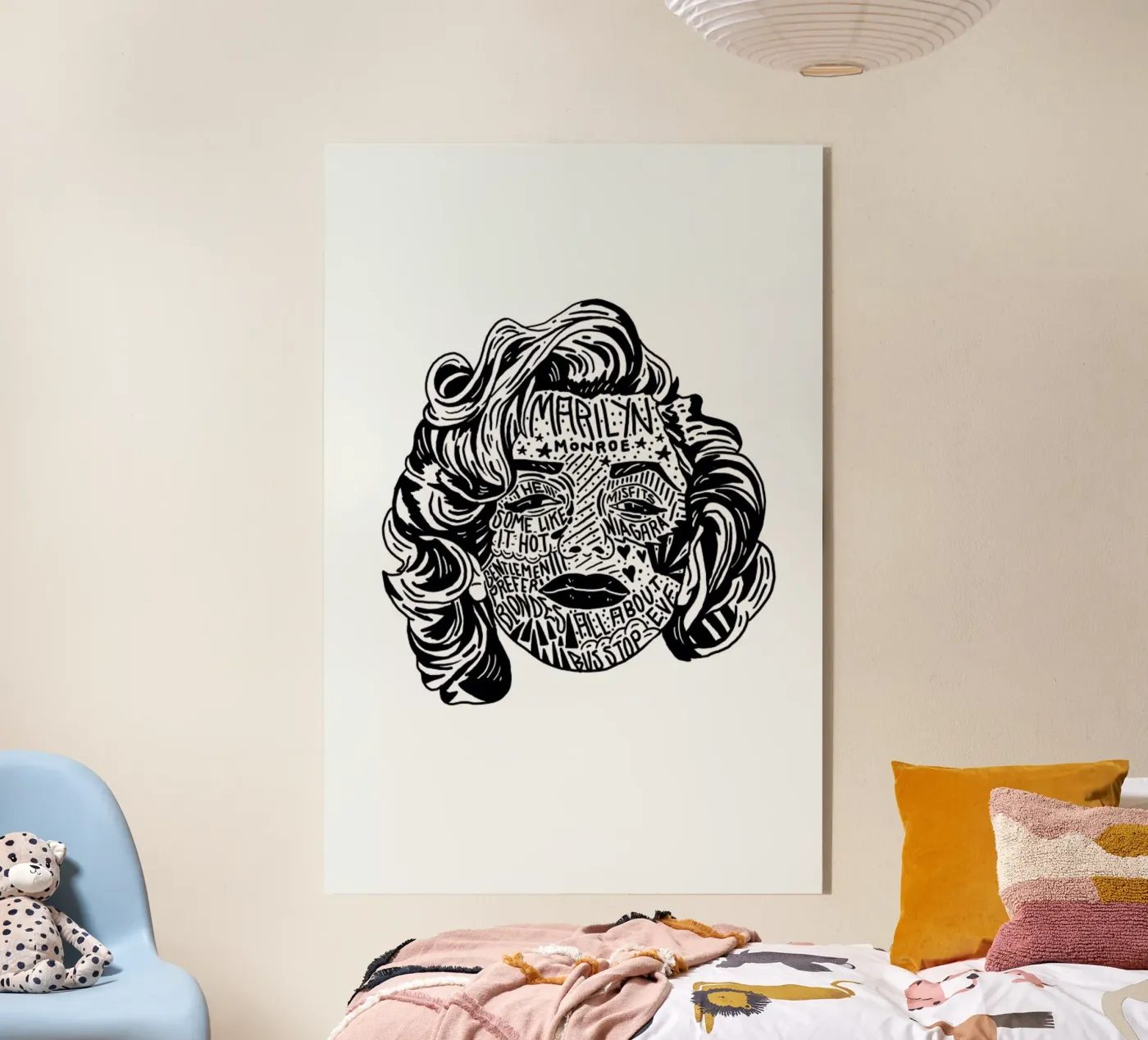 Marylin acrylic glass by Nick Cocozza
