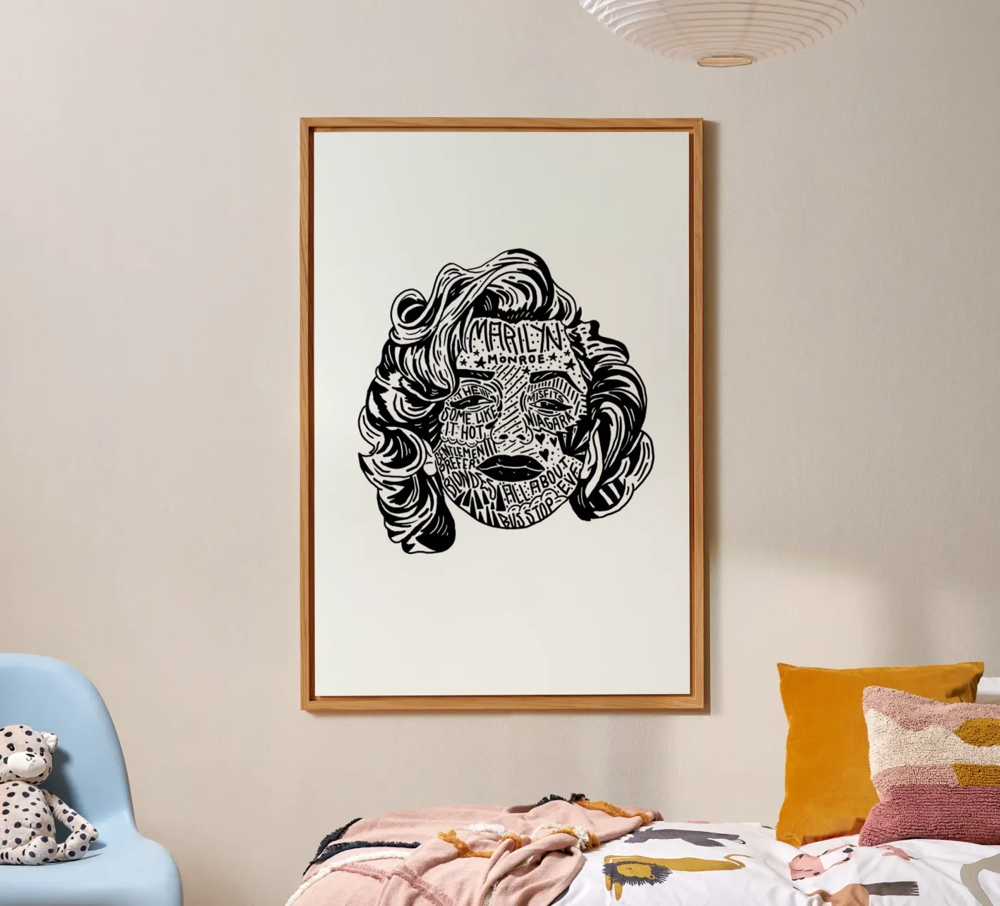 Marylin alluminio dibond da Nick Cocozza